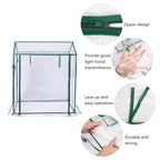 Plant Growing Shed Greenhouse 130 x 91 x 150 cm – Clear PE
