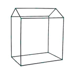 Plant Growing Shed Greenhouse 130 x 91 x 150 cm – Clear PE