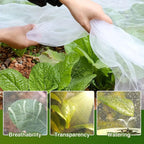Insect-Proof Garden Netting 2.5 x 5 m – White