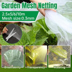 Insect-Proof Garden Netting 2.5 x 6 m – White