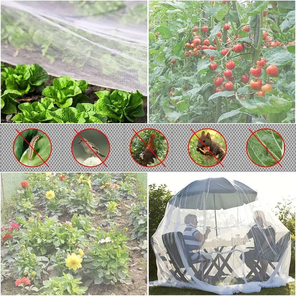 Insect-Proof Garden Netting 2.5 x 6 m – White