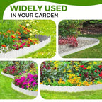Decorative Garden Edging Fence Panels, 20 Pack – Green