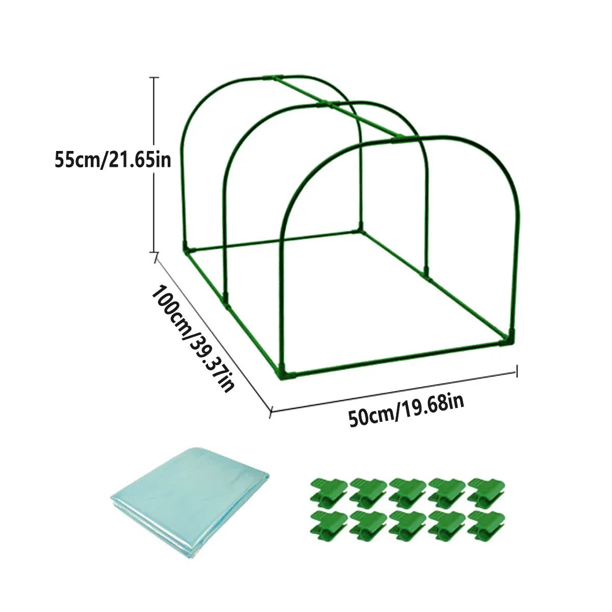 Small Greenhouse for Seedlings & Herbs 50 x 55 x 100 cm