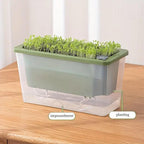 Self-Watering Balcony Planter for Herbs & Vegies – Pink