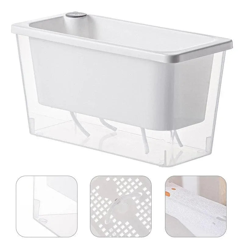 Self-Watering Balcony Planter for Herbs & Vegies – White