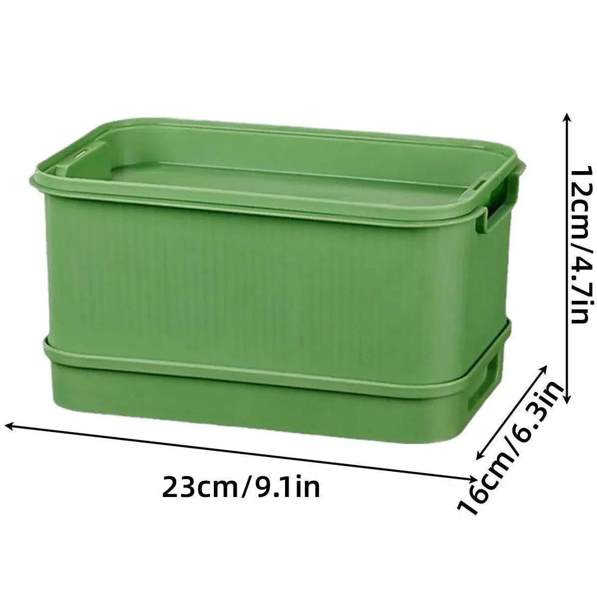 Self-Watering Seed Sprouting Tray, 23 x 16 cm – Green