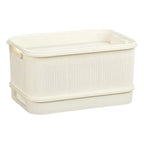 Self-Watering Seed Sprouting Tray, 23 x 16 cm – White