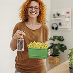 Self-Watering Seed Sprouting Tray, 23 x 16 cm – White