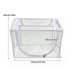 Frost Cover Plant Tent with Window 60 x 46 x 46 cm – Clear PVC