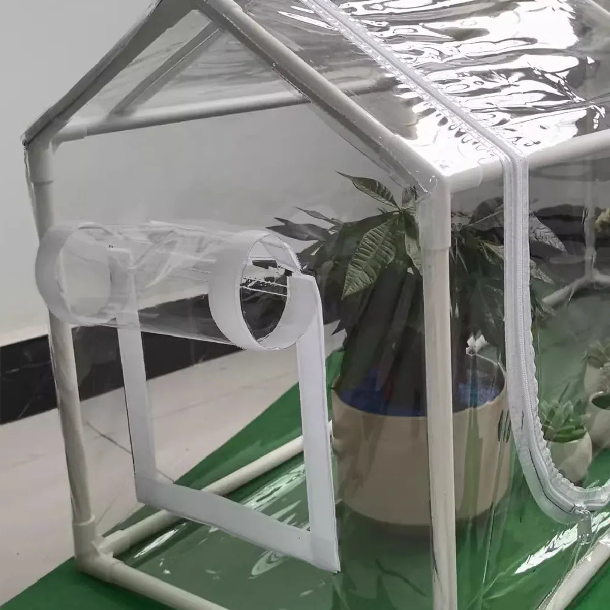 Frost Cover Plant Tent with Window 60 x 46 x 46 cm – Clear PVC