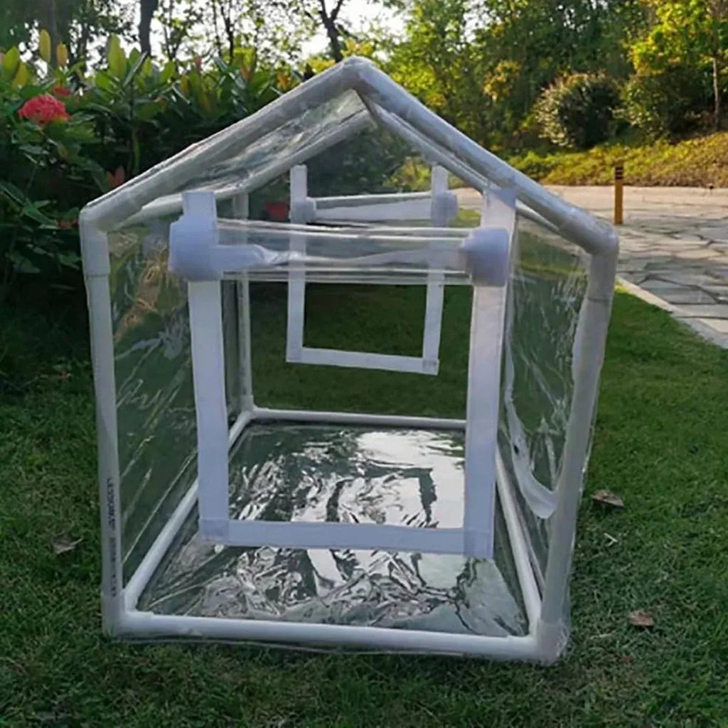 Frost Cover Plant Tent with Window 60 x 46 x 46 cm – Clear PVC