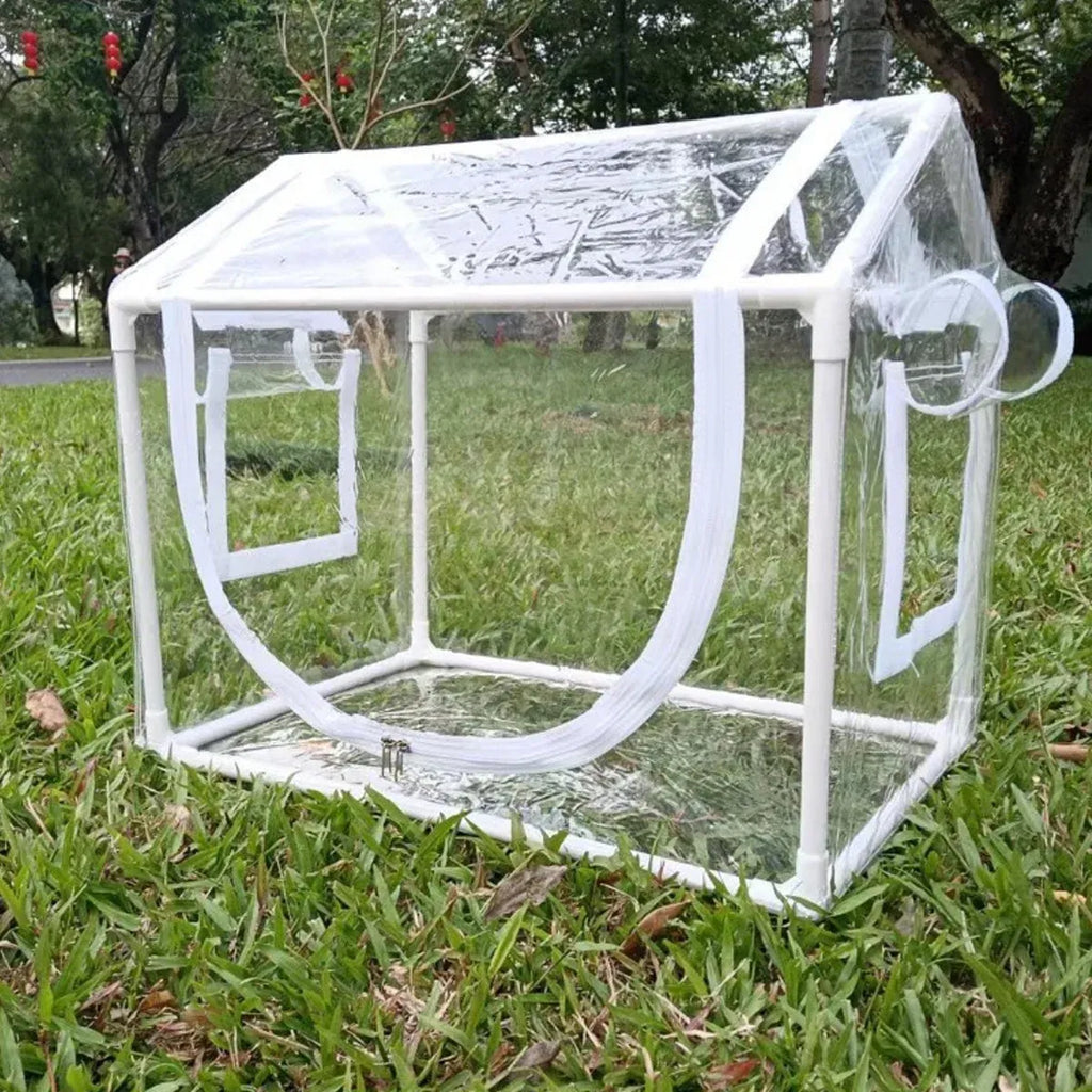Frost Cover Plant Tent with Window 60 x 46 x 46 cm – Clear PVC