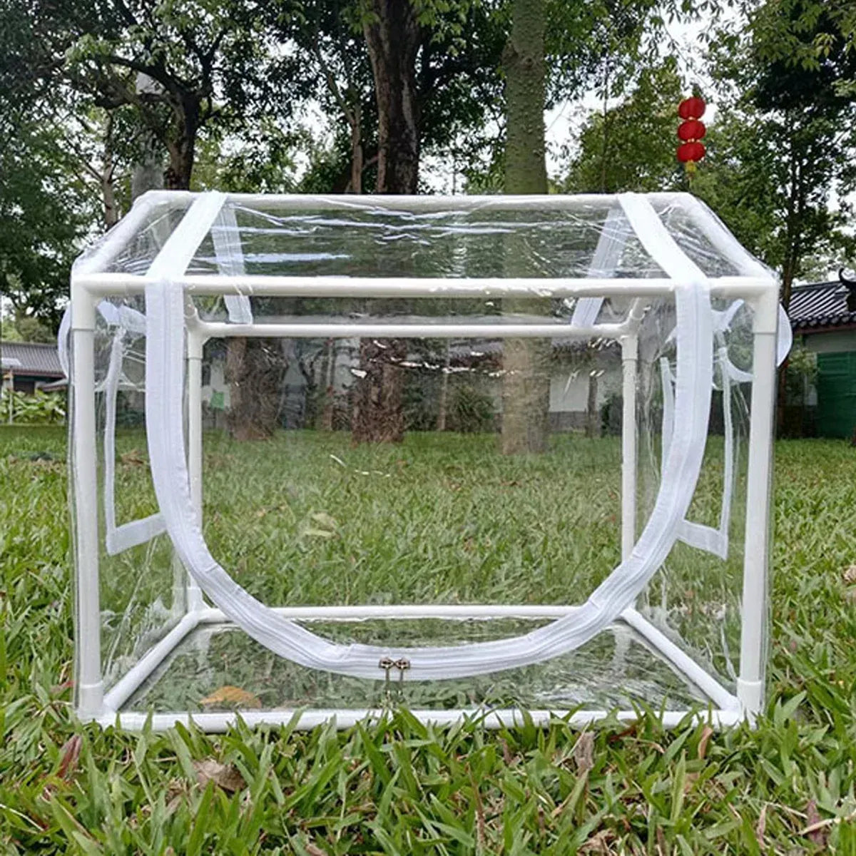 Frost Cover Plant Tent with Window 60 x 46 x 46 cm – Clear PVC
