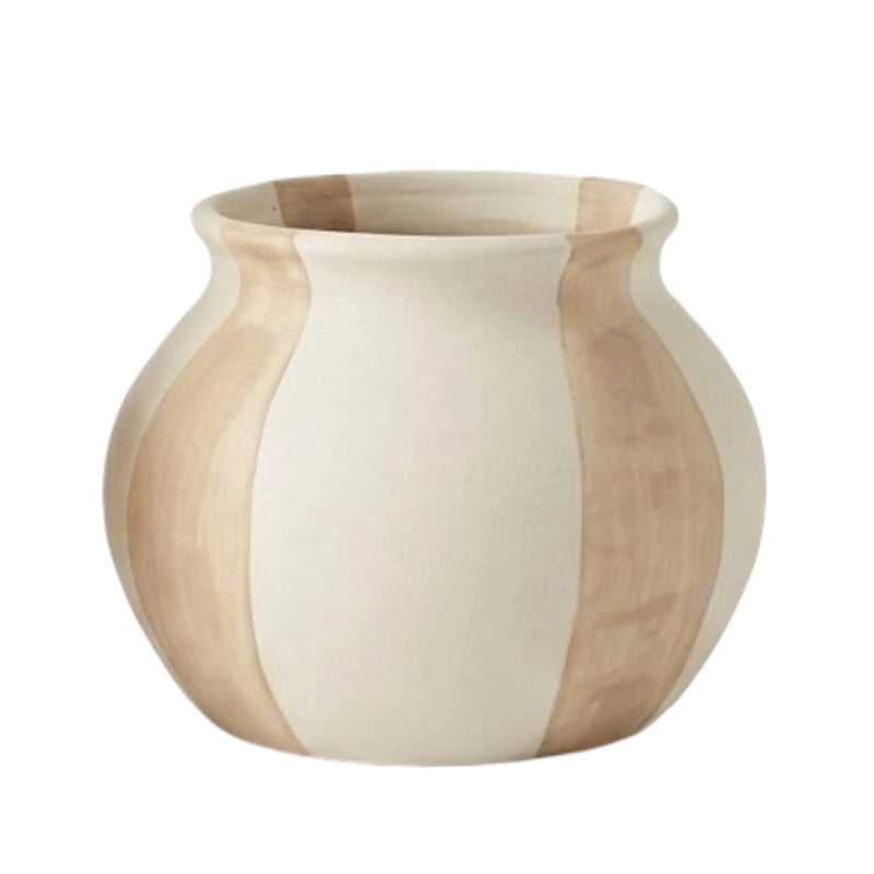 Earthy Minimalist Ceramic Pot, 26 cm – Pack of 2