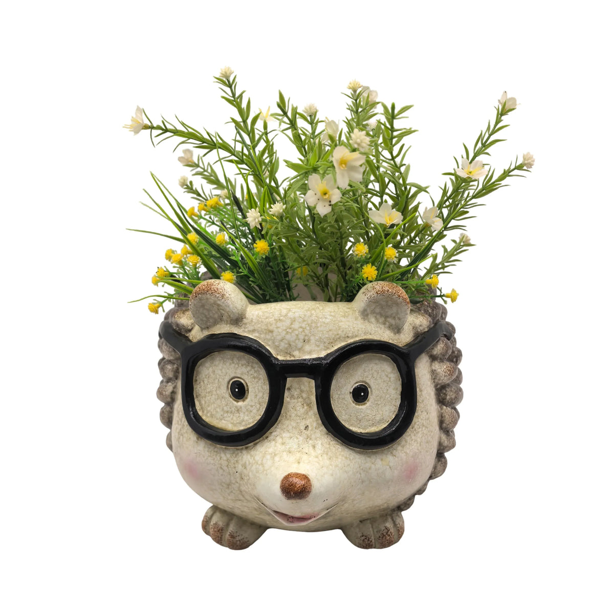 Resin Hedgehog Planter, 33 cm – Pack of 2