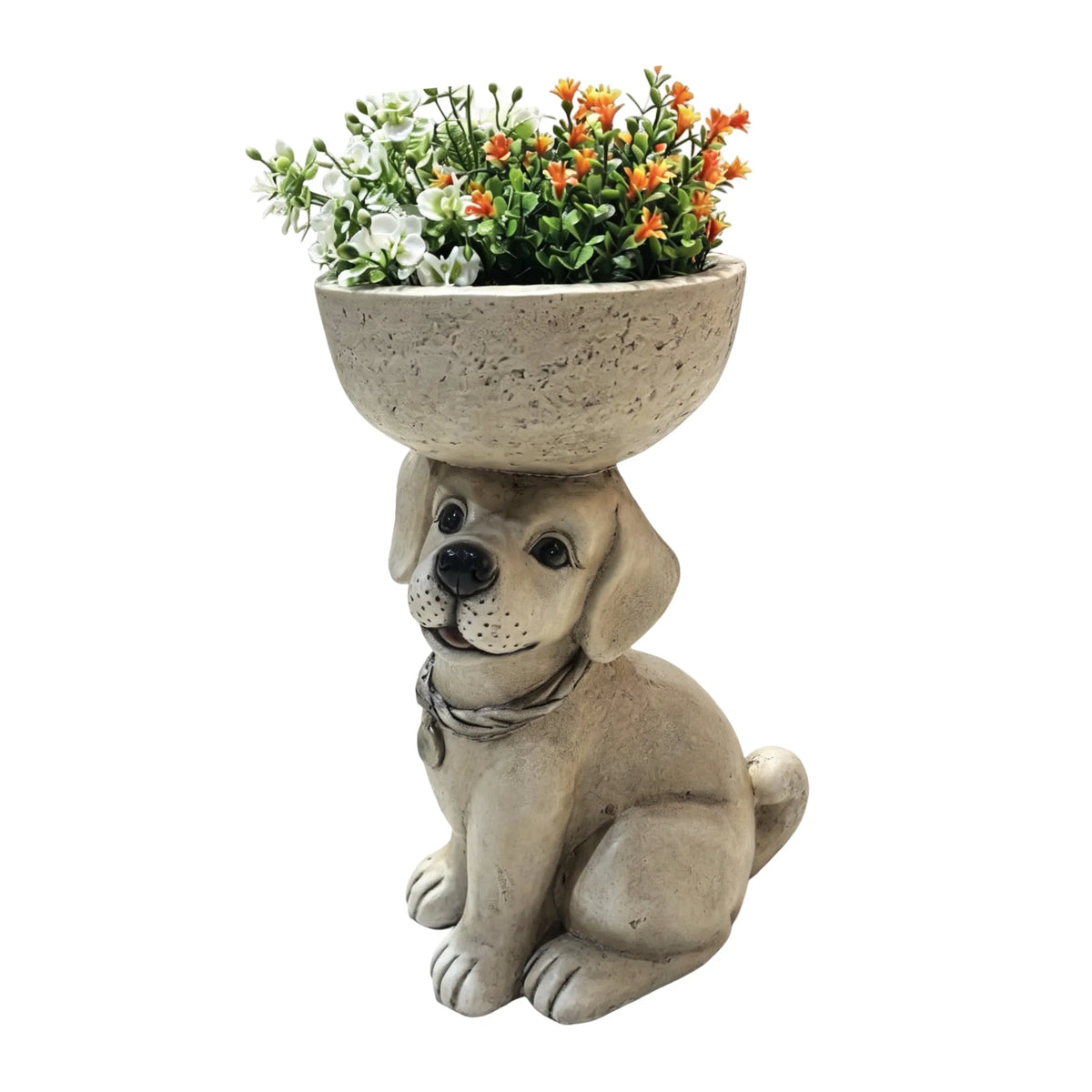 Resin Labrador Planter, 44 cm – Pack of 2