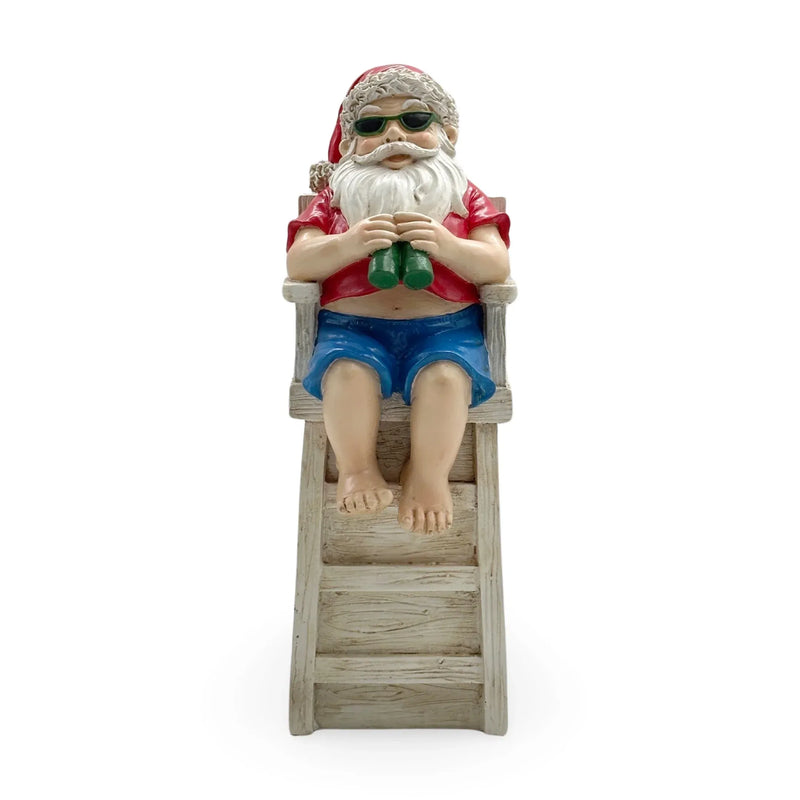Christmas Lifesaver Santa Polyresin Statue, 12.9 x 11 x 31.8 cm – Bulk Buy x4