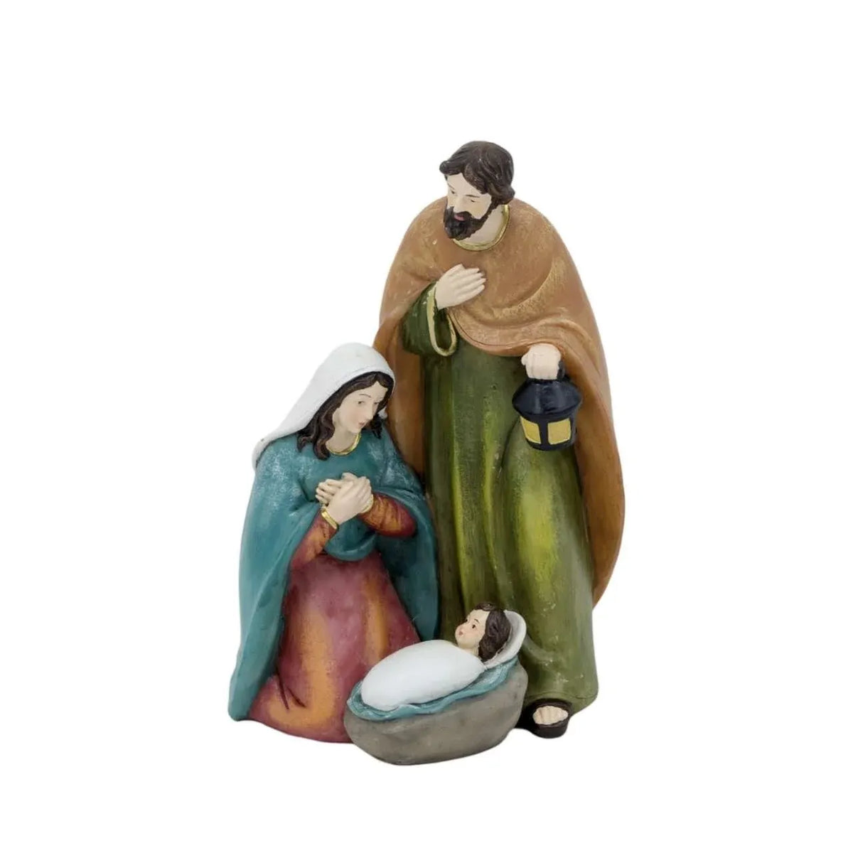 Christmas Polyresin Nativity Manger Set, 13.5 x 10 x 20 cm – Bulk Buy x6