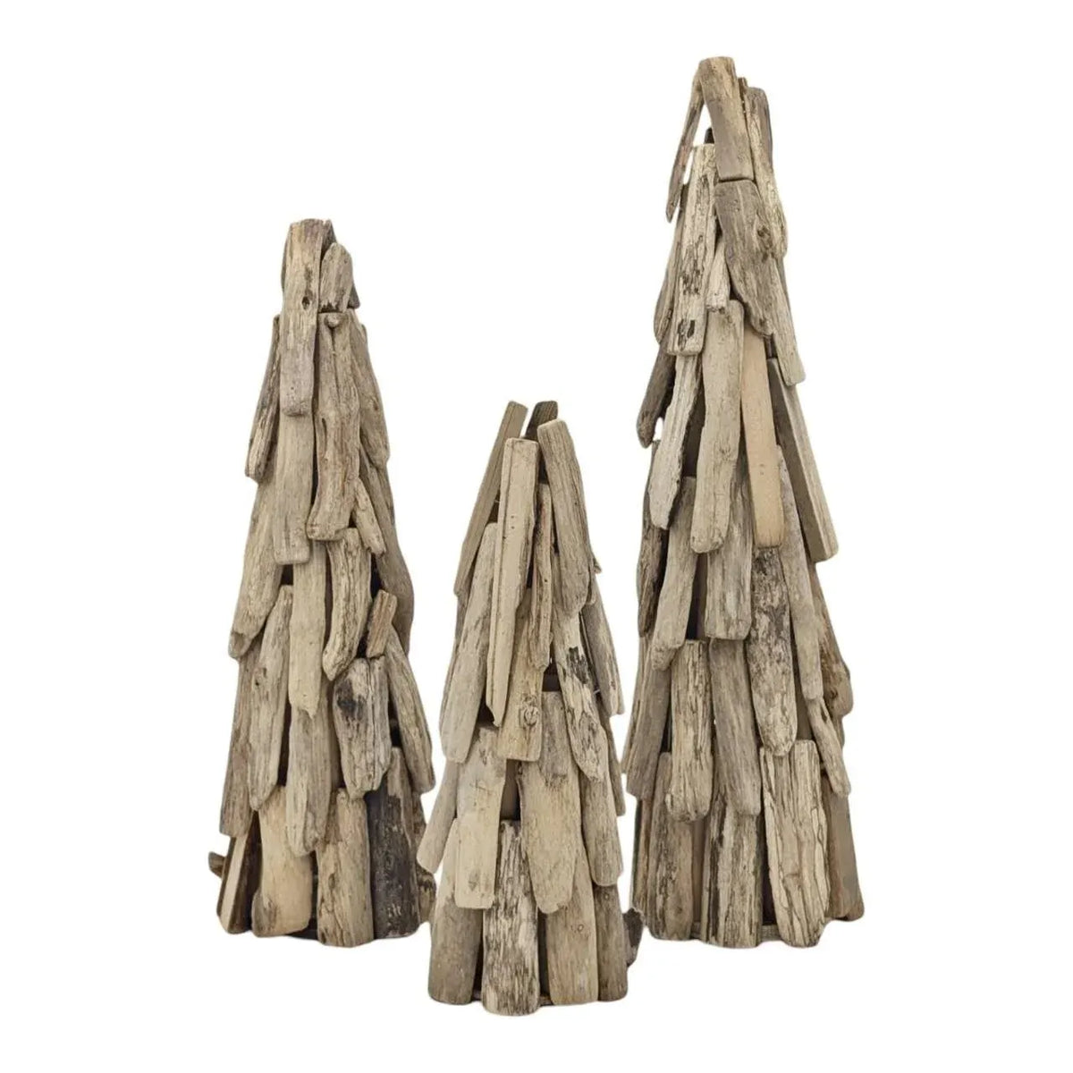 Christmas Rustic Tree Deco Small, 15 x 40 cm H – Bulk Buy x6