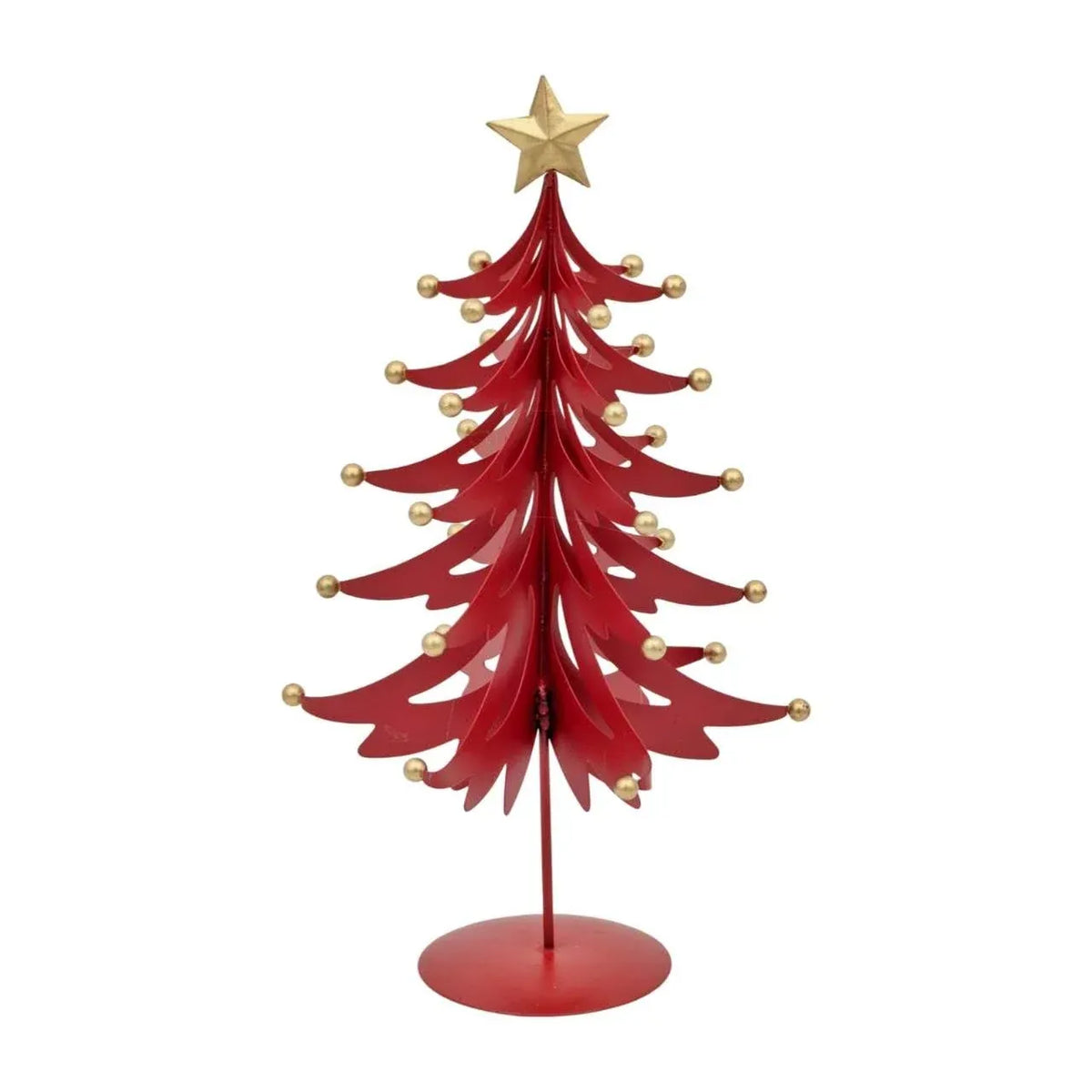 Christmas Metal Tree, 18 x 31 cm H – Bulk Buy x6