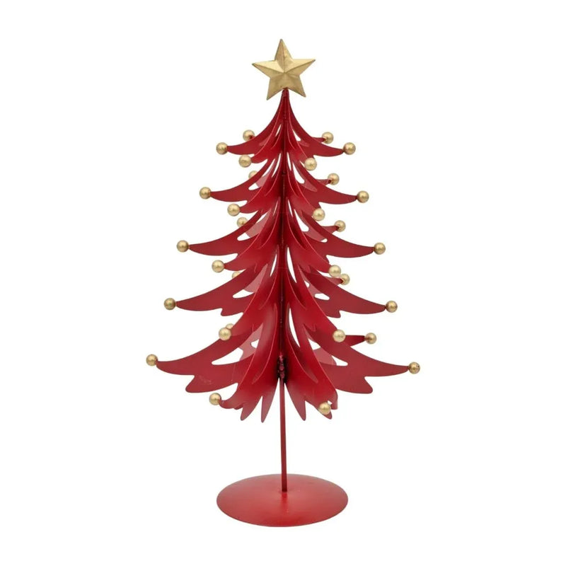 Christmas Metal Tree, 18 x 31 cm H – Bulk Buy x6