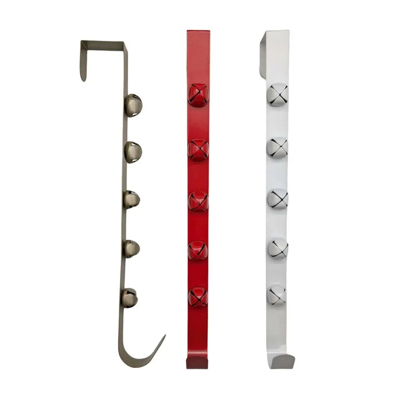 Christmas Metal Wreath Door Hanger, 2.5 x 38 cm – 3 Assorted Designs, Bulk Buy x24