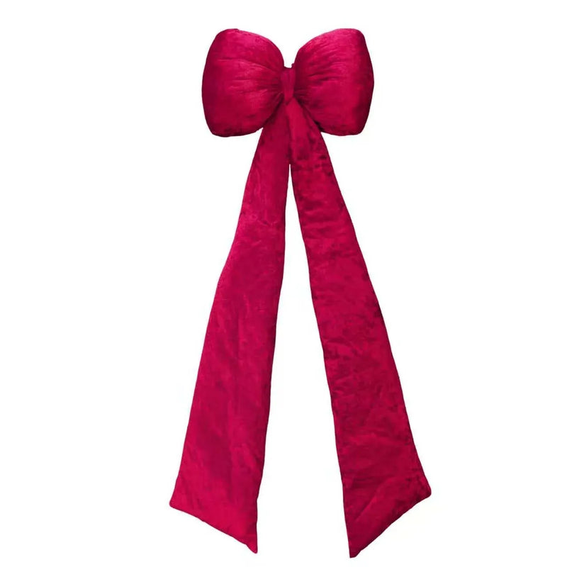 Christmas Red Long Puffy Bow, 51 x 162 cm – Bulk Buy x3