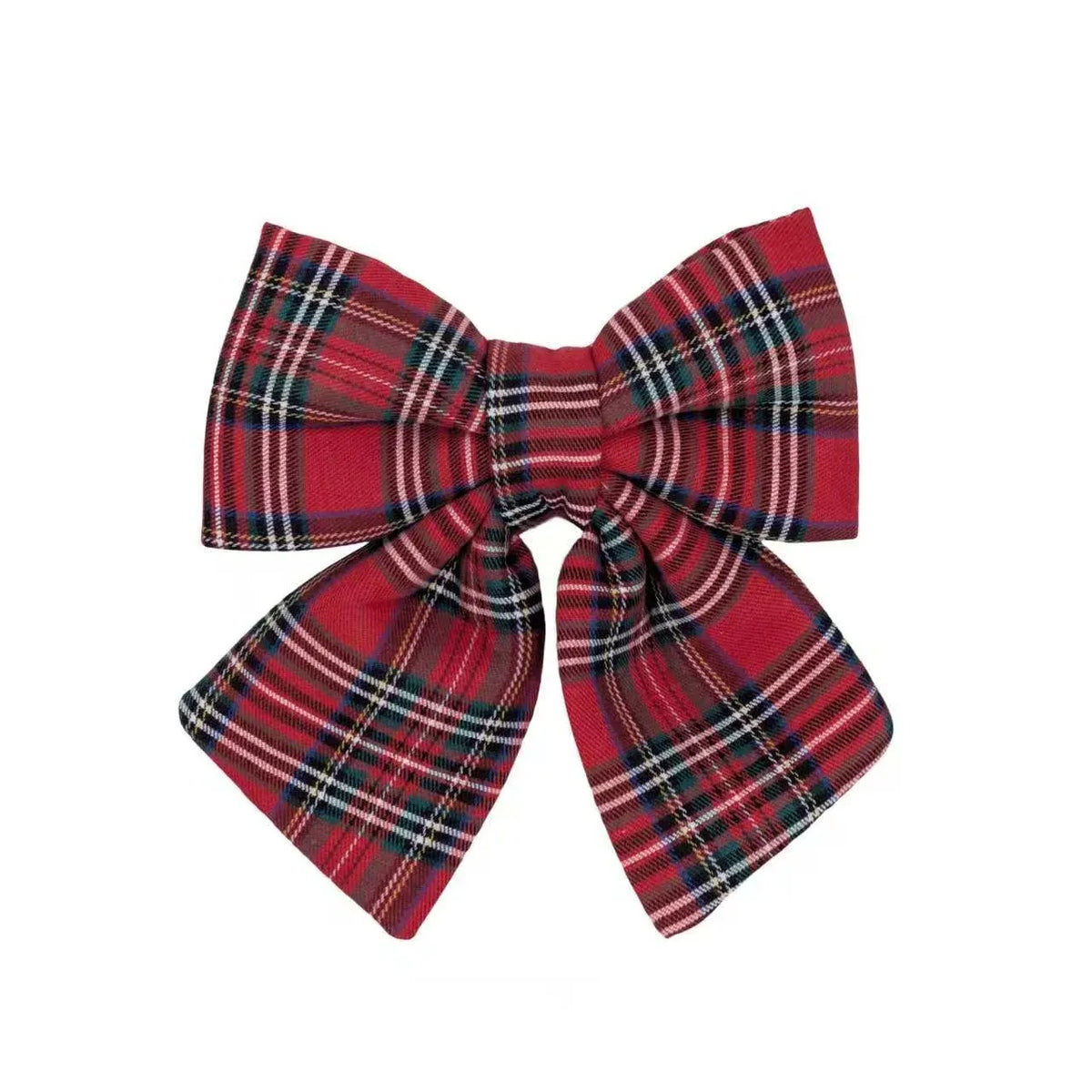 Christmas Tartan Bow, 20 x 22 cm – Bulk Buy x24