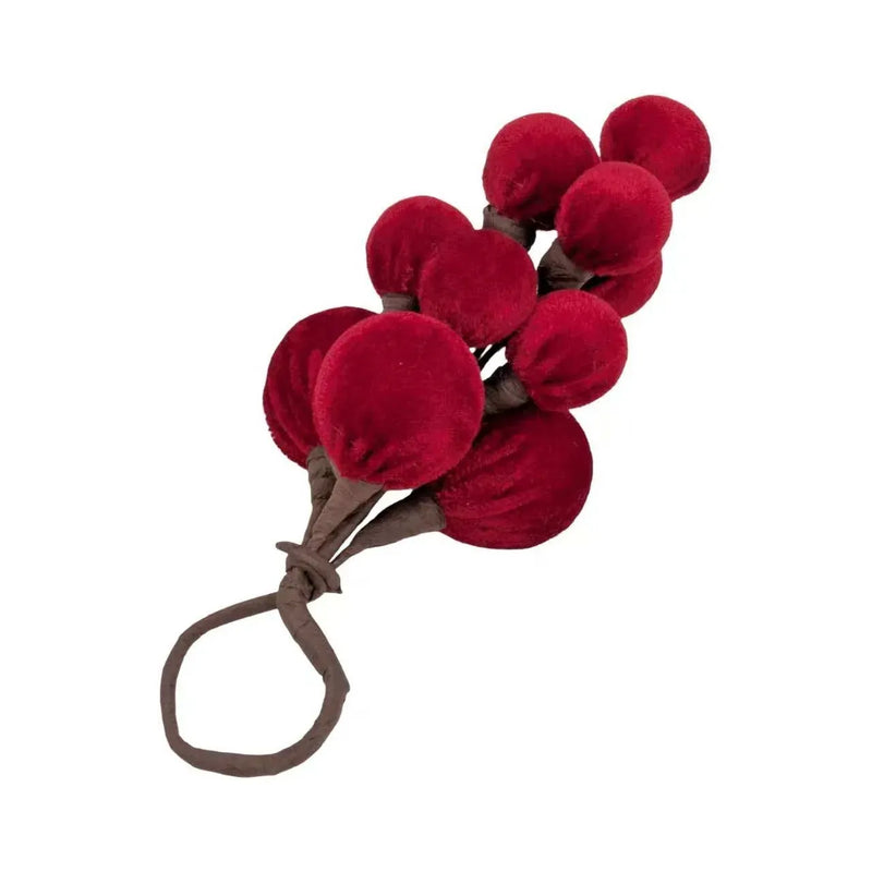Christmas Red Velvet Bauble Ring, 20 cm – Bulk Buy x24