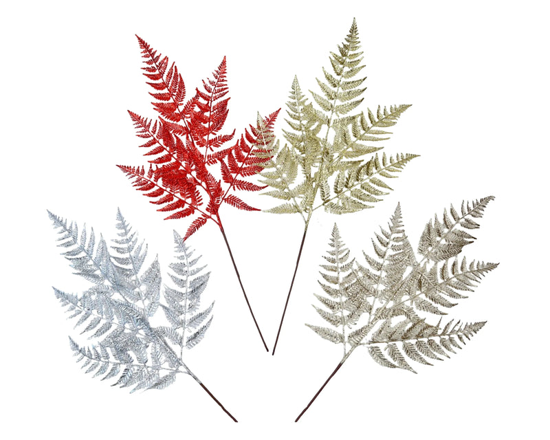Christmas Glitter Pick, 88 cm – 4 Assorted Designs, Bulk Buy x24
