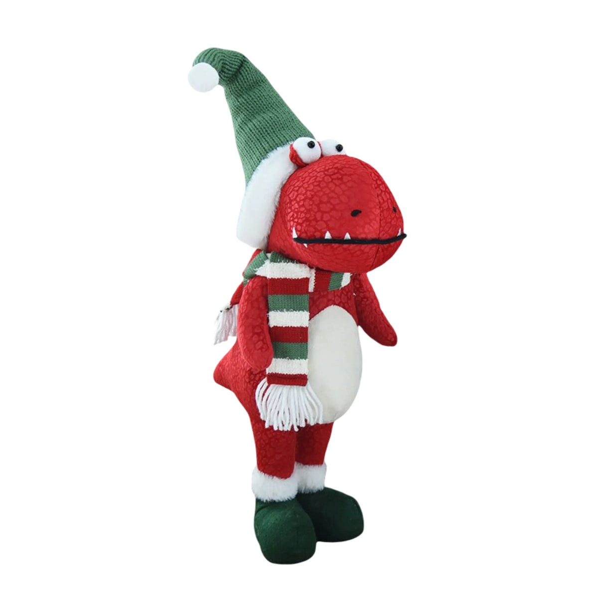 Christmas Standing Dinosaur, 16 x 28 x 60 cm – Bulk Buy x4