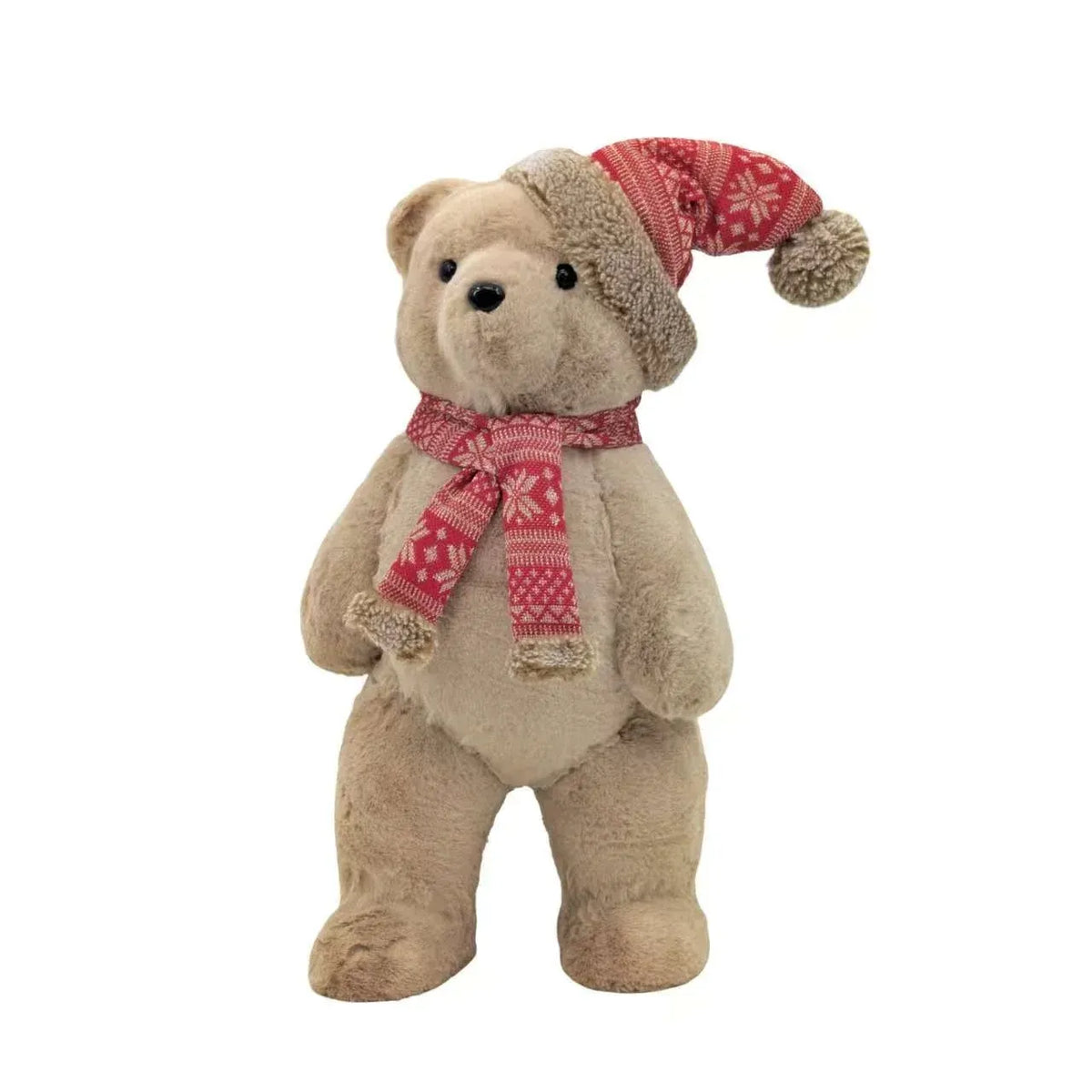 Christmas Cozy Kensington Luxe Teddy, 19 x 15 x 40 cm – Bulk Buy x6