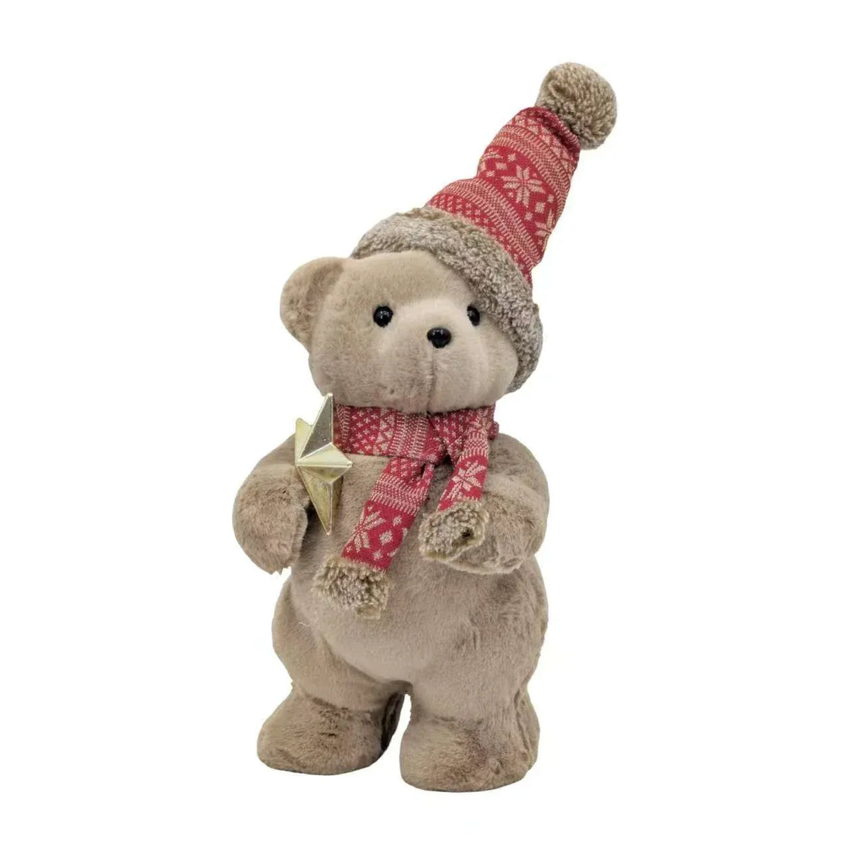 Christmas Cozy Kensington Luxe Teddy, 16 x 15 x 33 cm – Bulk Buy x6