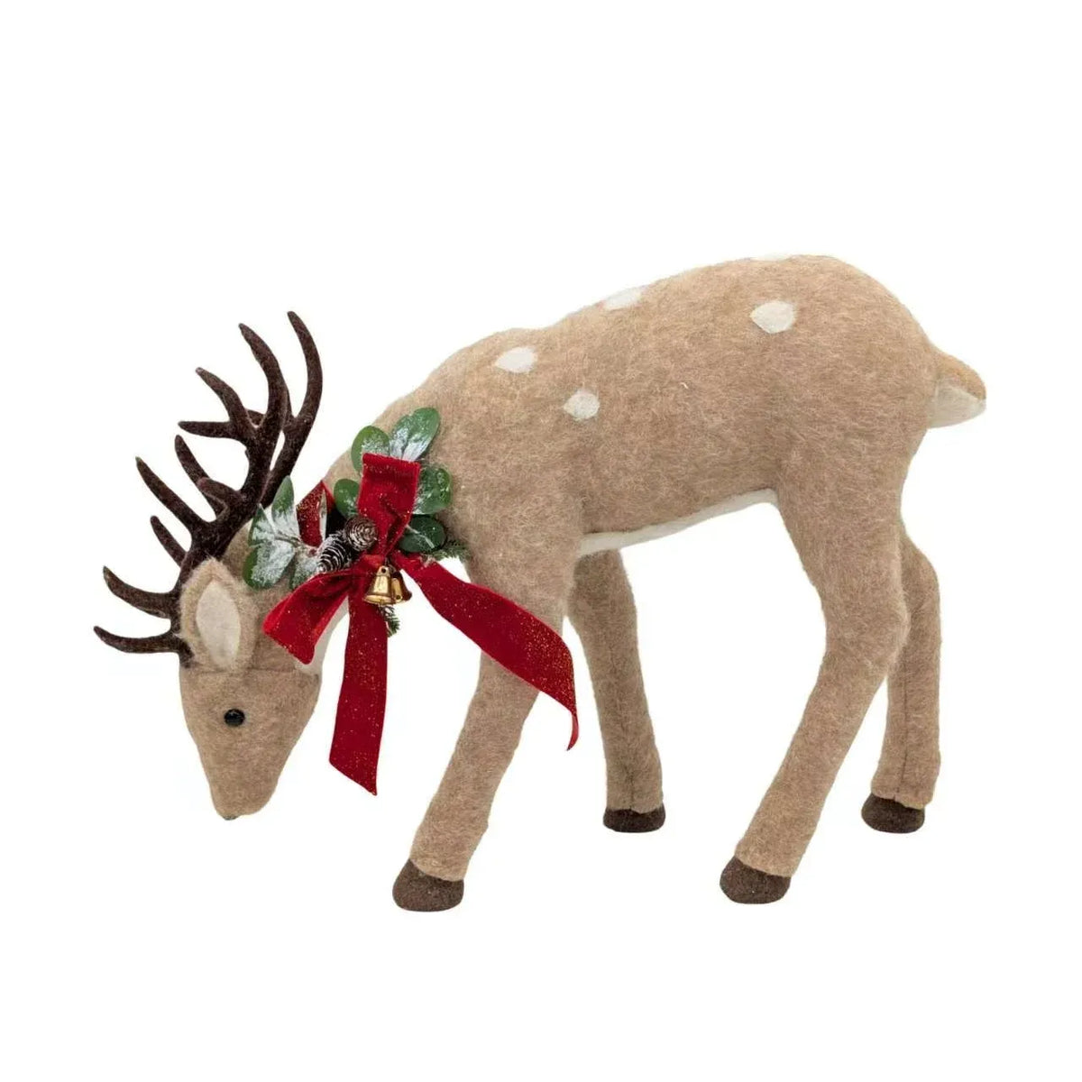 Christmas Nordic Felt Reindeer, 66 x 48 x 72 cm – Bulk Buy x2