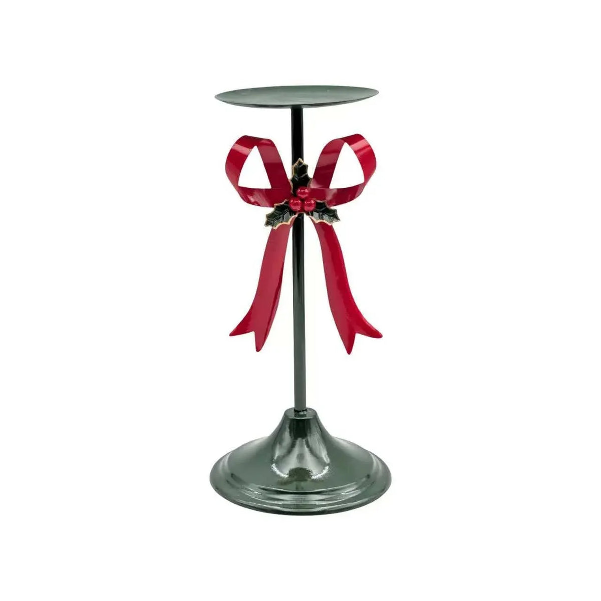 Christmas Metal Bow Candle Holder, 14.3 x 14.3 x 31 cm – Bulk Buy x4