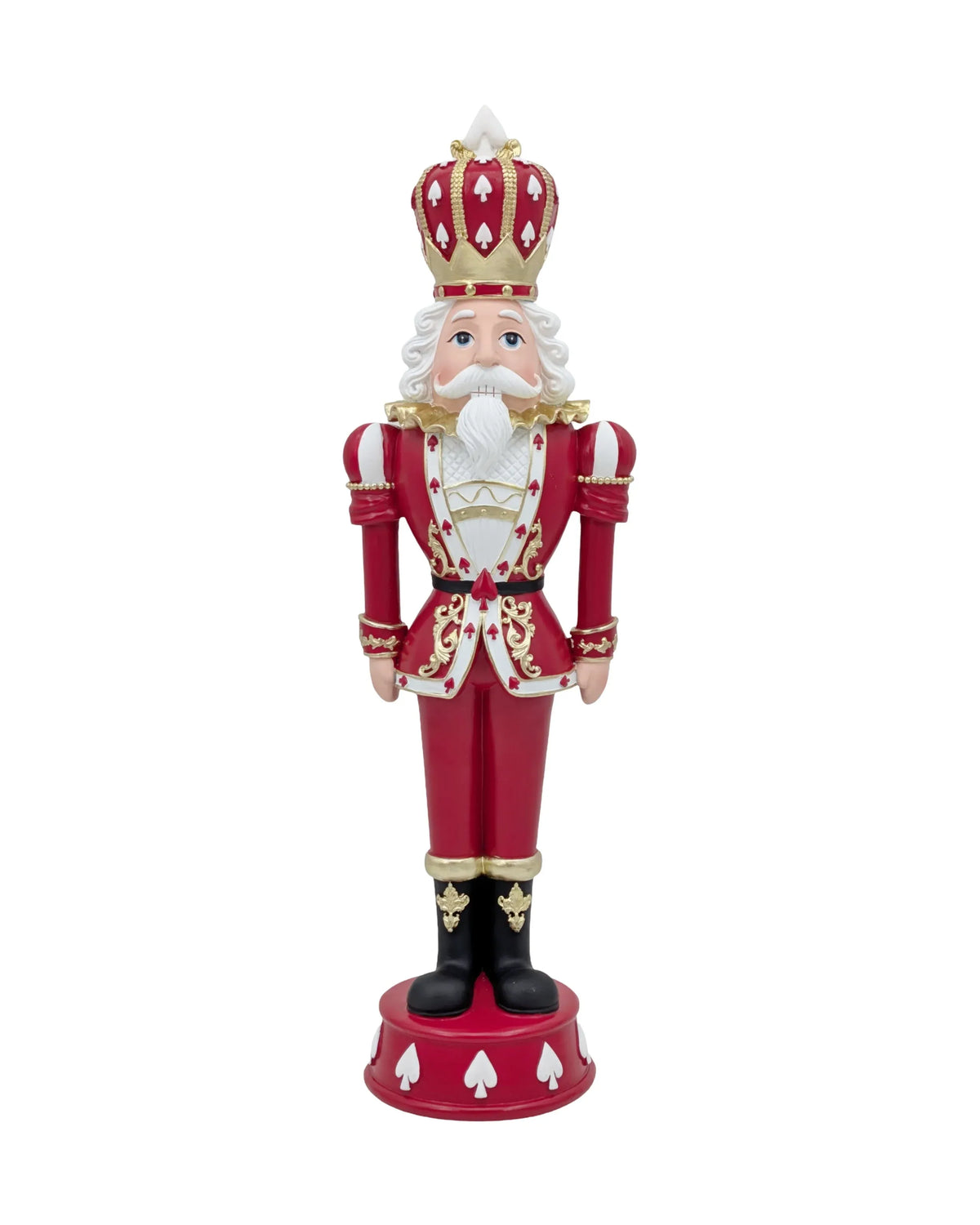 Christmas Resin Spade Pattern Nutcracker, 15.4 x 12.5 x 50.2 cm – Bulk Buy x2