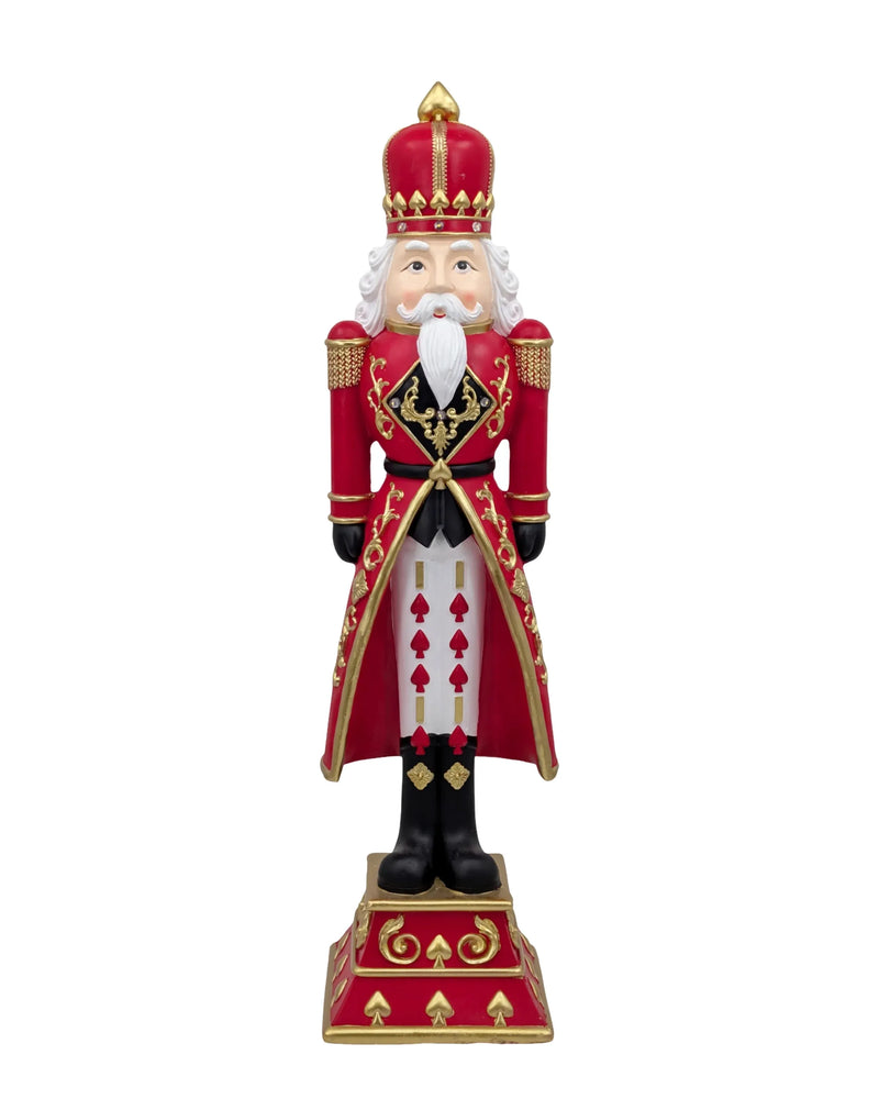 Christmas King of Spades Nutcracker (MgO), 24 x 23 x 89 cm