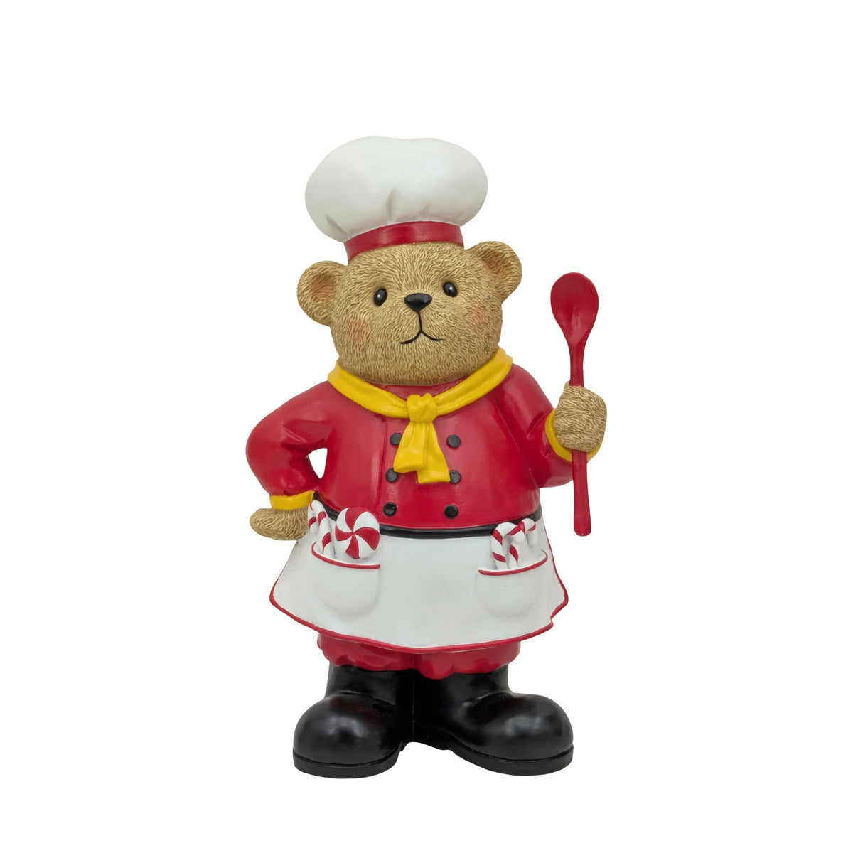 Christmas Polyresin Bear Chef, 17.5 x 12.5 x 30 cm – Bulk Buy x6