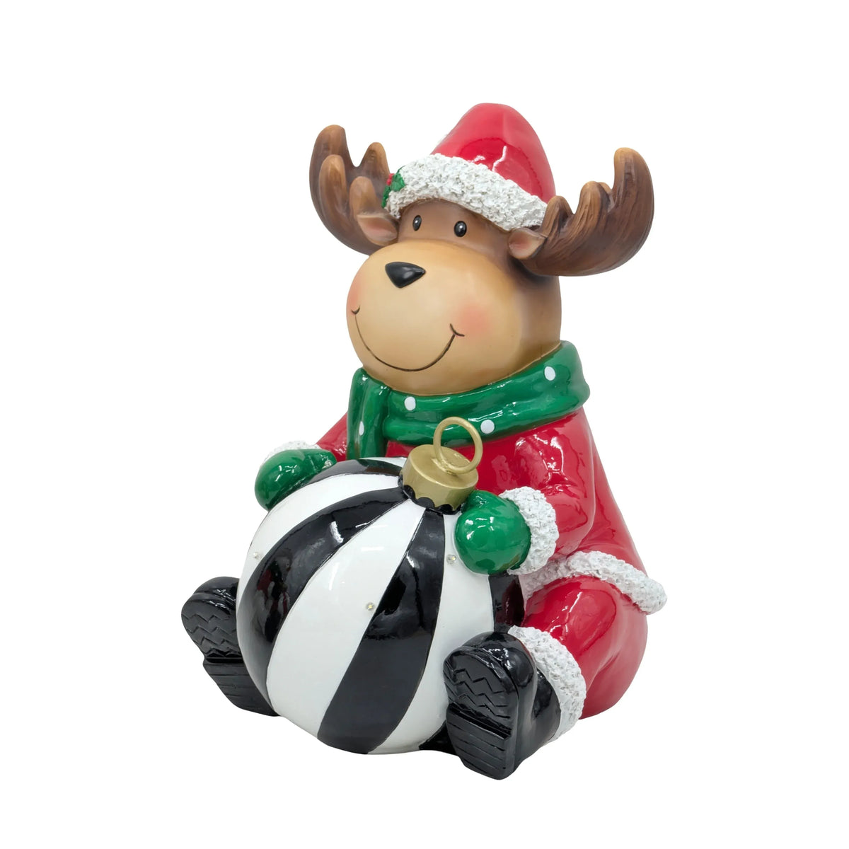 Christmas Polyresin Reindeer, 30 x 26 x 36.3 cm – Bulk Buy x2