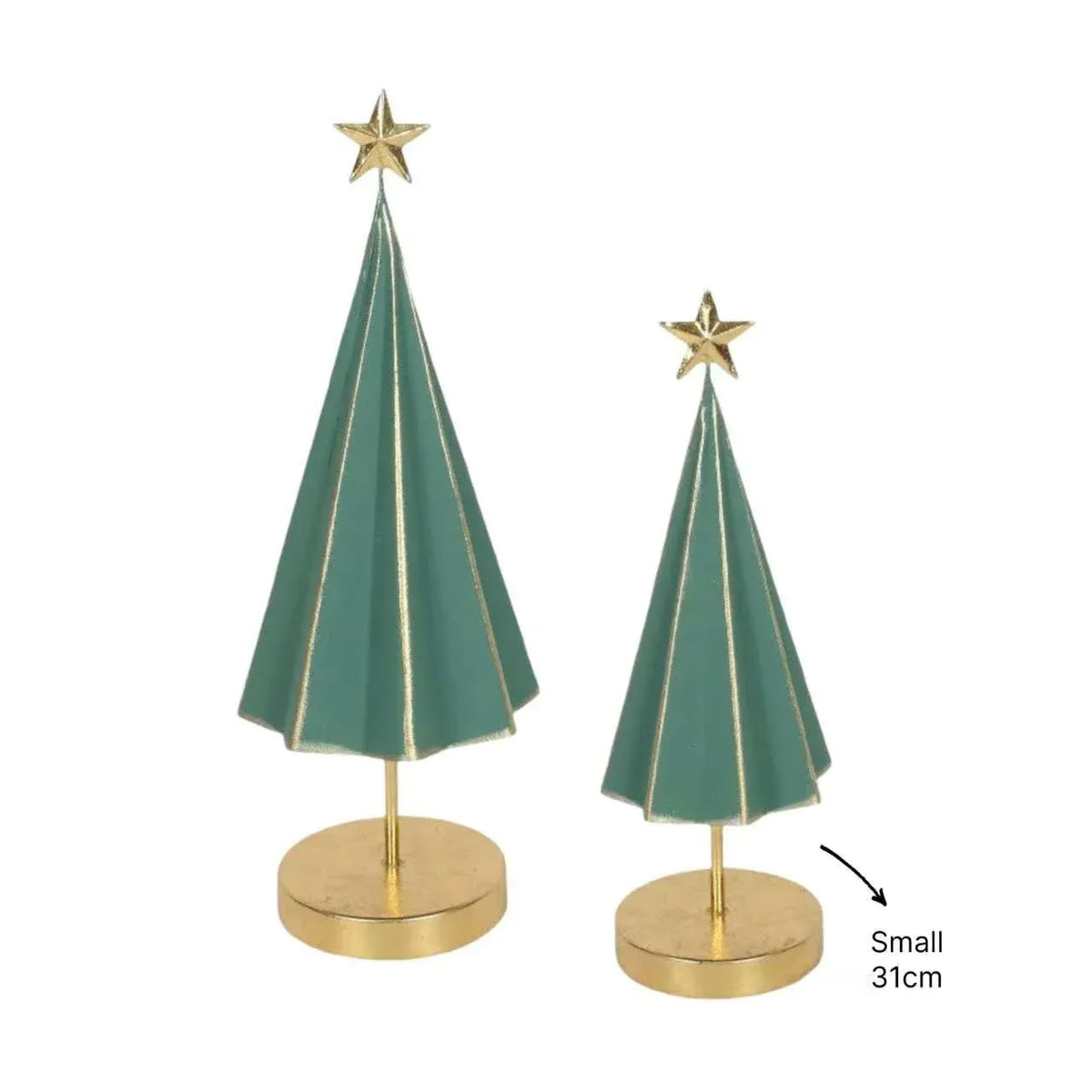 Christmas Metal Tree Decoration, 11 x 31 cm – Bulk Buy x6