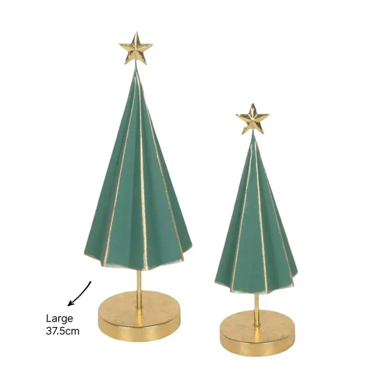 Christmas Metal Tree Decoration, 13.5 x 37.5 cm – Bulk Buy x4