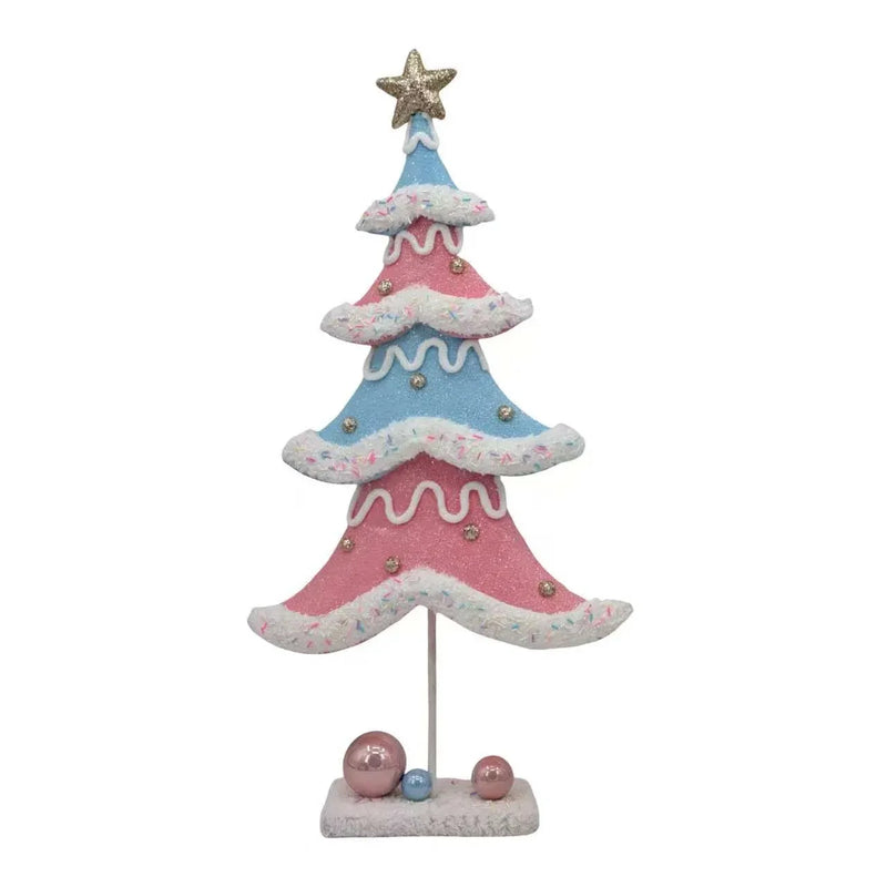Christmas Pastel Tree, 33 x 9 x 72 cm – Bulk Buy x4