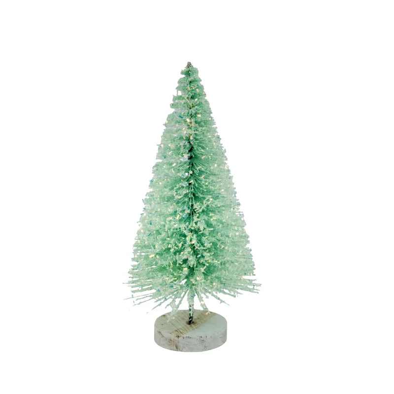 Christmas Mint Iridescent Tree, 6 x 13 cm – Bulk Buy x24
