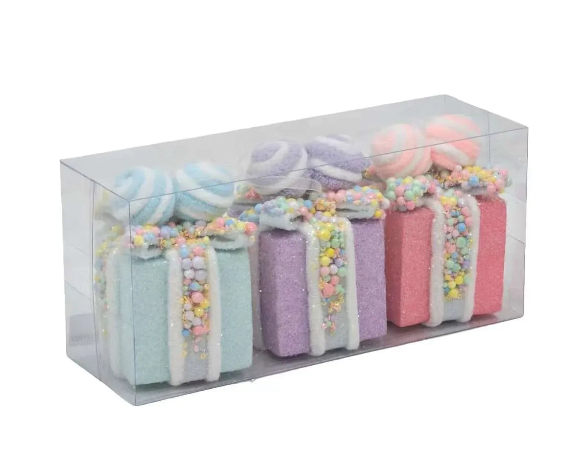 Christmas Candy Cane Gift Box, 7.5 x 12 cm – Pack of 3, Bulk Buy x8