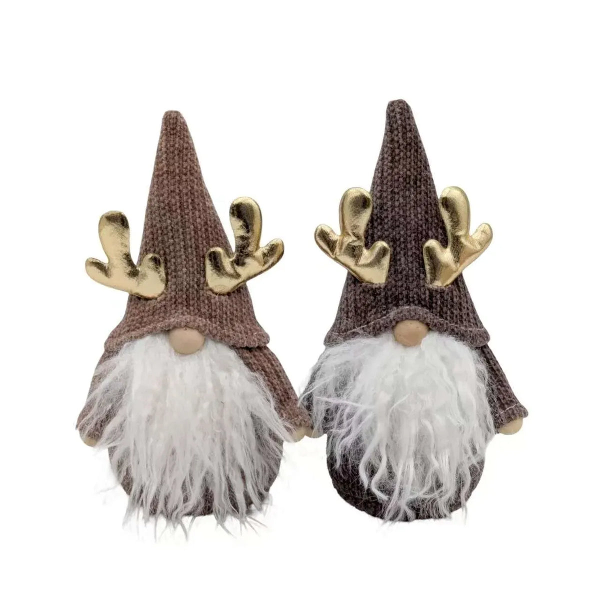 Christmas Fabric Gnome Deco, 9 x 6 x 17 cm – 2 Assorted Designs, Bulk Buy x24