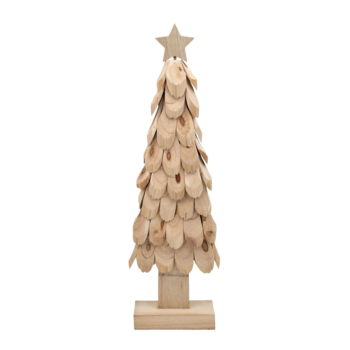 Christmas Wooden Tree, 20 x 10 x 60 cm – Bulk Buy x4