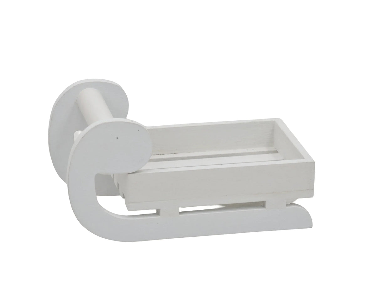 Christmas Wooden Sleigh Tray Small, 21 x 11 x 10 cm – Bulk Buy x12