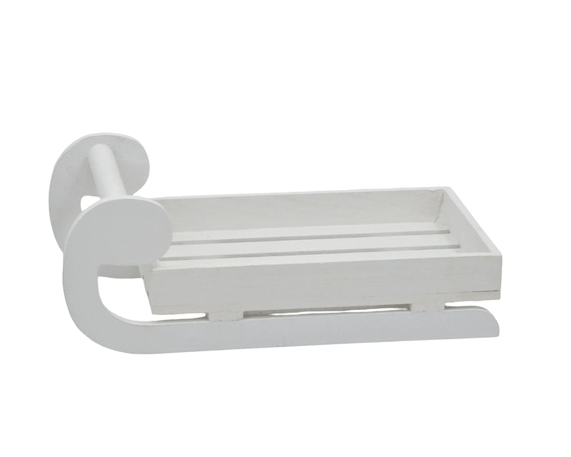 Christmas Wooden Sleigh Tray Medium, 35 x 17 x 13 cm – Bulk Buy x12
