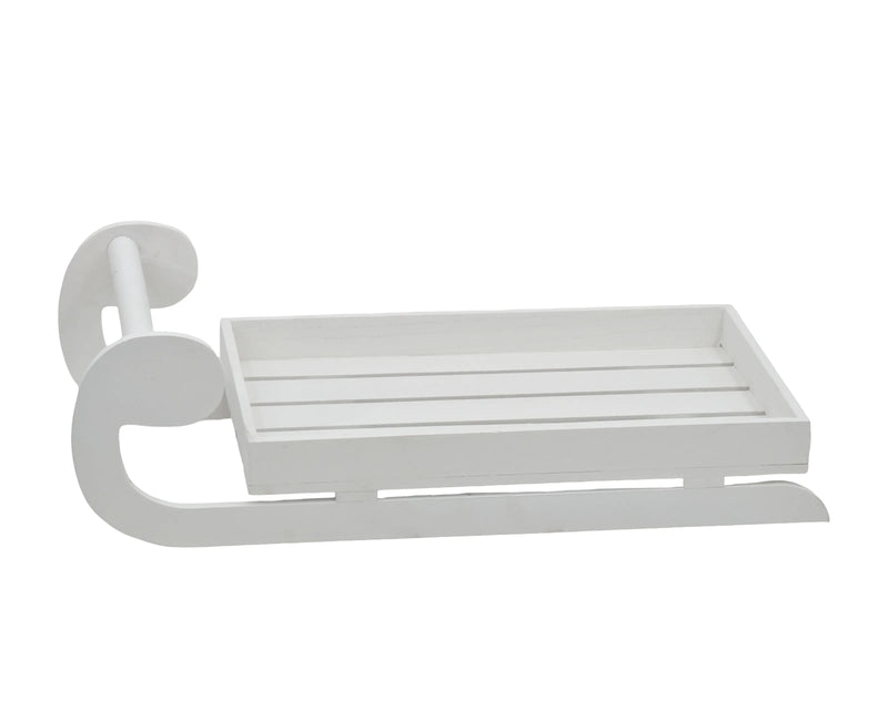 Christmas Wooden Sleigh Tray Large, 40 x 23 x 15 cm – Bulk Buy x8