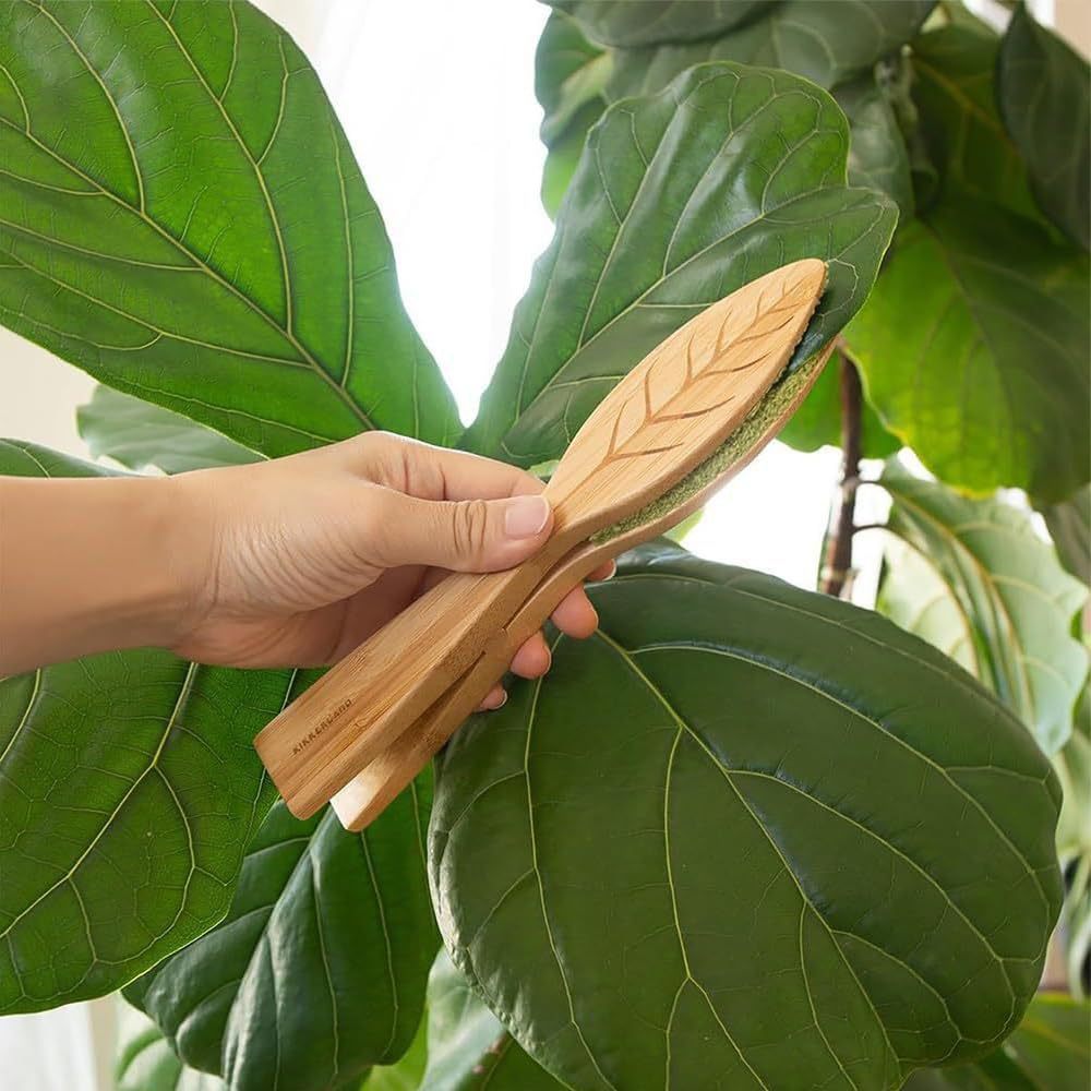 Plant Leaf Cleaning Tongs, Dust Brush for Houseplants